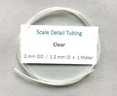 2 Mm Clear Tubing..Scale Model Detail..Tamiya..Protar..Revell..Pocher..Airfix • £4.05