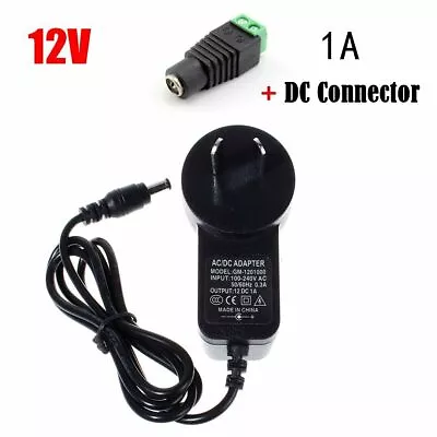 AC240V To DC12V 1A-10A Power Supply Adapter Plug Transformer For LED Strip Light • $11.99
