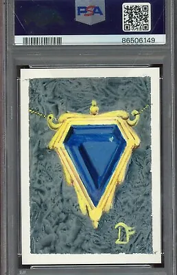 1/1 PSA AUTO 10 Beta Mox Sapphire MTG Artist Proof W/Painted Art By Dan Frazier • $88888.88