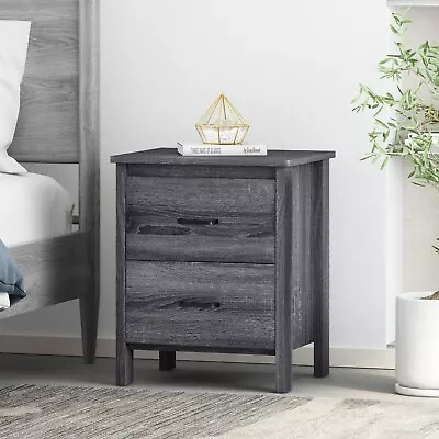 Titeca Contemporary 2 Drawer Nightstand • $113.01