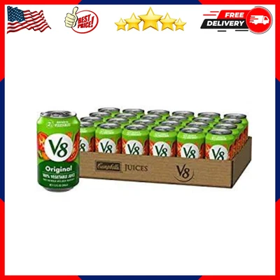 $15.17 • Buy V8 Original 100% Vegetable Juice, Vegetable Blend With Tomato Juice (Pack Of 24)