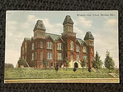 WHITFIELD HIGH SCHOOL MERIDIAN MISSISSIPPI MS Vintage Postcard LAUDERDALE COUNTY • $9.99