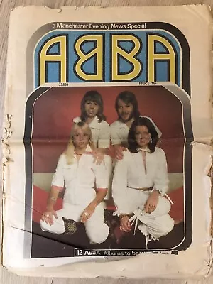 Abba - Extremely Rare !! Manchester Evening News Special - April 8th 1978 !! • £5