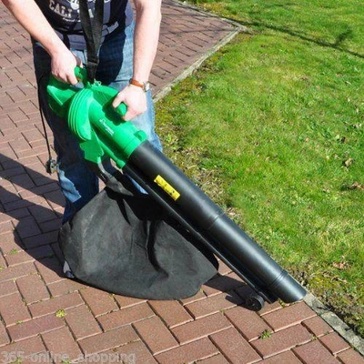 £41.99 • Buy Heavy Duty 2600w Electric Garden Leaf Grass Hedge Blower Hoover Vacuum Vac
