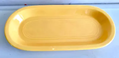 Vintage Fiesta Original Yellow Oblong Tray Celery Dish Plate  10.5  • $18