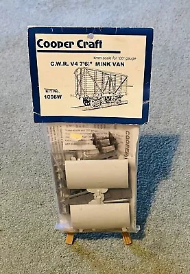 £14.99 • Buy Cooper Craft OO Gauge G.W.R V4 7’6 Mink Van Kit No. 1008W
