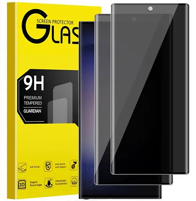 $12.99 • Buy 3X Samsung Galaxy S23 Ultra S22 Anti-Spy Privacy Tempered Glass Screen Protector