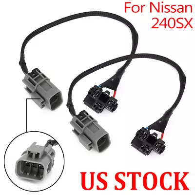 For Nissan 240SX 1989-1994 PnP S13 Silvia Headlight Conversion Wiring Harness US • $20.99