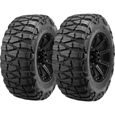 (QTY 2) 35x14.50R15LT Nitto Mud Grappler 116Q Load Range C Black Wall Tires • $981.98