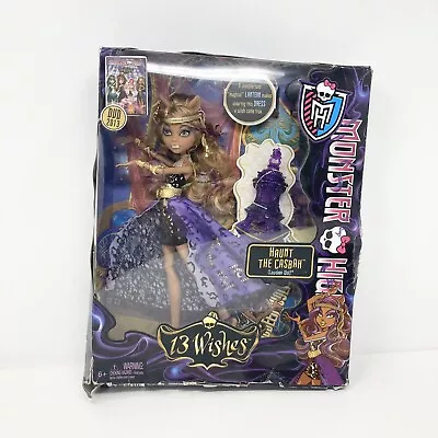 Monster High 13 Wishes Haunt The Casbah Clawdeen Wolf Doll 2012 Mattel • $119.95