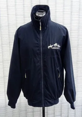 £15 • Buy Musto Dark Blue Equestrian Harrington Lined Casual Jacket Size S
