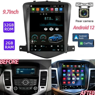 For 2009-2014 Holden Cruze Android 12 9.7'' Stereo Radio GPS Navi WiFi Carplay • $236.70