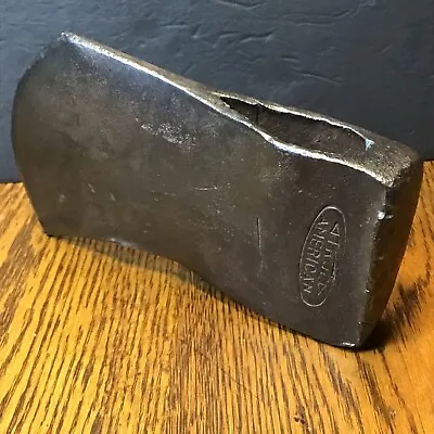 Vintage TRUE AMERICAN Mann Edge Tool Co Single Bit Axe Head Collector Woodsman • $42