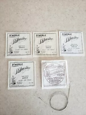 Vintage Mandolin Strings Lot Of Five Used • $6.50