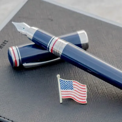 Montegrappa American Dream Usa Special Edition Fountain Pen - M - New!! • $520