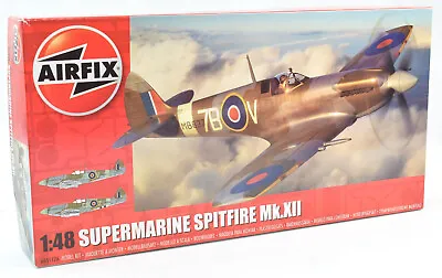 Airfix Supermarine Spitfire Mk.XII 1:48 Scale Plastic Model Plane Kit A05117A • $29.99