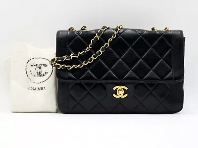 Chanel Diana Double Chain Flap Bag 24k Gold Plated Lambskin • $4466