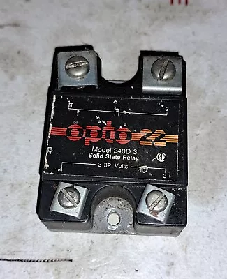 OPTO 22 240D3 Solid State Relay Modules 3-32V Input 240V 3A AC ~ US STOCK! • $5.50