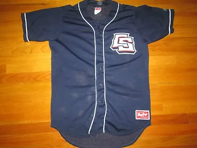 Vtg COLORADO SPRINGS SKY SOX Rawlings DEFUNCT AAA MiLB Jersey Sewn Y2k Sz L SEWN • $49.99