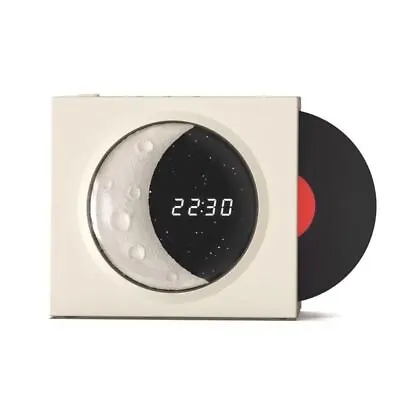 Moon Clock Stereo Bluetooth Wireless Vinyl Atmosphere Nightlight Birthday Gift • $69.90