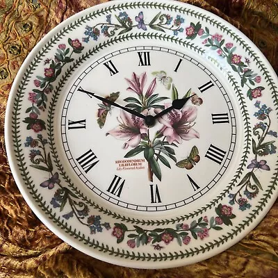 £35 • Buy Portmeirion Botanic Garden Lily Wall Clock Good Condition