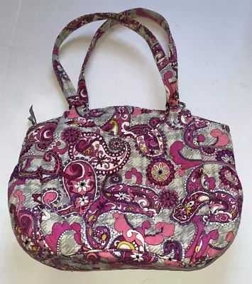 VERA BRADLEY Glenna Shoulder Bag Purse ABBY PAISLEY MEETS PLAID EUC • $34.90