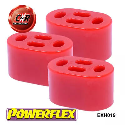 Powerflex Road Series Exhaust Mounts For Range Rover P38 1994-2001 EXH019 • $90.25