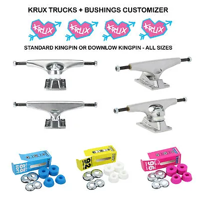 Krux Skateboard Trucks And Bushings Kit - K5 Truck Customizer Extra Bushing Set • $48.27