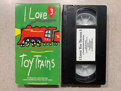 I Love Toy Trains Part 3 (VHS 1994) Tom McComas Production TM Books Video • $4.99