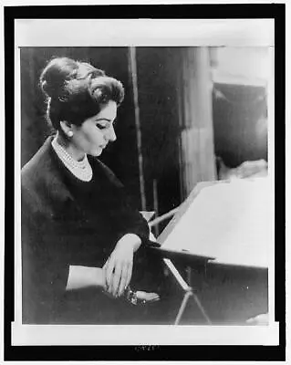Says Marriage OverMaria Callas1923-1977Greek Sopranoopera Singermusic Stand • $9.99
