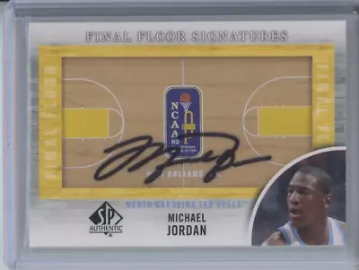 Michael Jordan Auto 2012-13 Sp Authentic Final Four Signatures Autograph Sp Unc • $2999.99