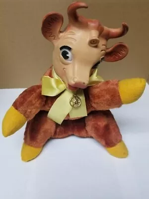 Vintage 12  Borden's Elsie The Cow Plush W/ Medallion • $59.99