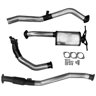 3 Inch Exhaust For Navara D22 2.5L 2007-2015 With Muffler 409 Stainless Steel • $814.50