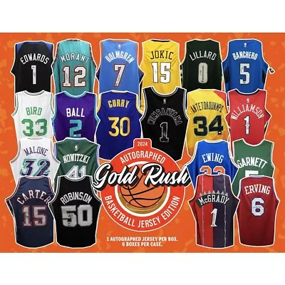 Gold Rush Autographed Basketball Jersey Series 1 Hobby Box 2024 • $487.97