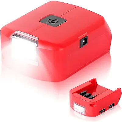 USB Power Source Adapter Charger 49-24-2371 For Milwaukee M18/XC Battery W/LED • $14.99