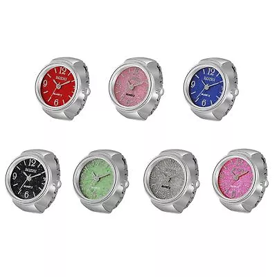 Finger Ring Watches Elastic Band Quartz Analog Watch Creative Gift For Men Women • $23.99