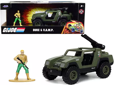 V.A.M.P. Olive Green And Duke Diecast Figurine  G.I. Joe   Hollywood Rides  Seri • $20.36