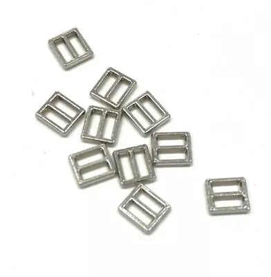 PKP-SBK-SV X 10: 1/12 Scale Micro Metal Buckles Fits 3mm Straps (set Of 10) • $6.99