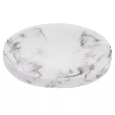 Marble Soap Dish Magnetic Shelf Resin Organizer Holder Sponge • £10.82