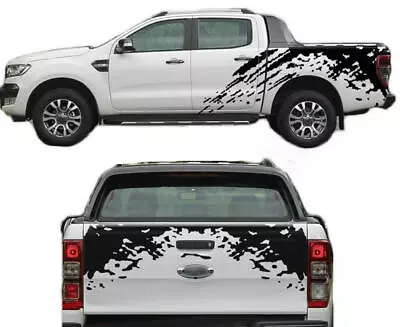 Graphic Mud Splash Trunk Side Car Sticker For Ford Ranger Bed Box Tailgate Decal • $176