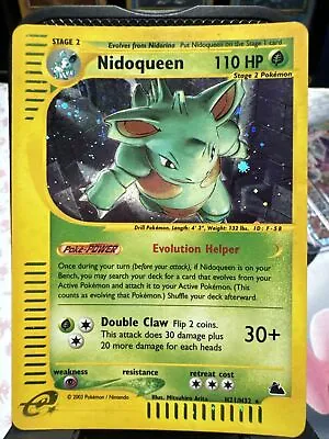 Nidoqueen - H21/H32 - Holo NM Skyridge Pokemon • $115