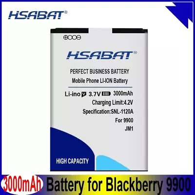 HSABAT 3000mAh J-M1 JM1 Battery For Blackberry Bold 9900 9930 9790 9380 P9981 • $21.68