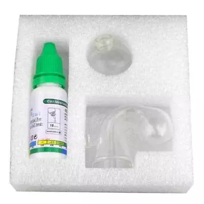 CO2 Glass Drop Checker Fish Tank Test Aquarium Monitoring Tool • £7.14