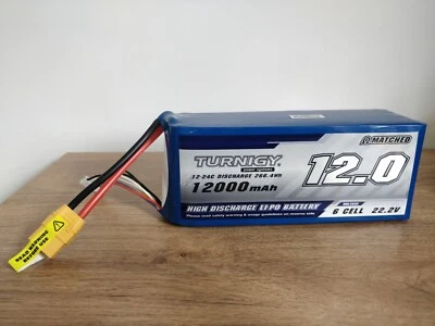 £160 • Buy Turnigy High Capacity 12000mAh 6S 12C Lipo Pack W/XT90 ** NEW *