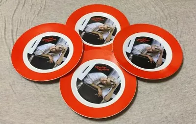 Marilyn Monroe Set Of 4 Plates Love Marilyn Norma Jeane Mortenson Plastic Red • $39.99