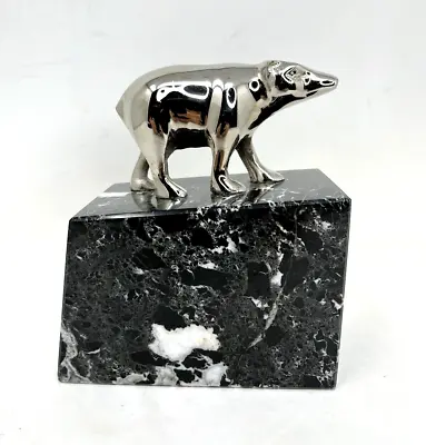 Bey Berk Wall Street Bear Bookend Statue Heavy Marble Base 5 Pounds 15 Oz • $39.95