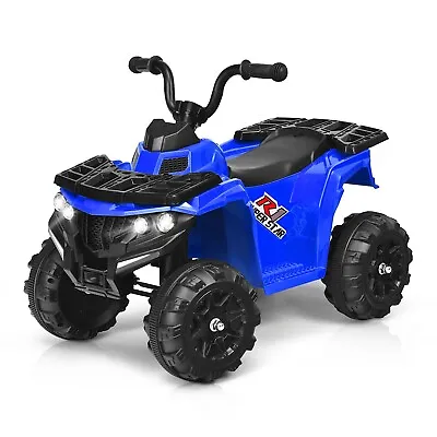 6V Electric Ride On Car Battery Powered Quad Bike ATV Vehicle Toy W/ Headlight • £58.95