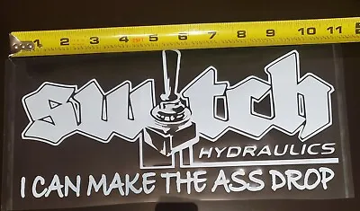 Low Rider Car And Truck Decal Sticker Hydraulics Stance Hellaflush Camber  • $4.75