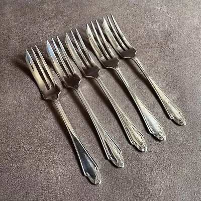 Vintage James Dixon English Epns Silver Plate Cutlery Cake Forks Made In England • $35