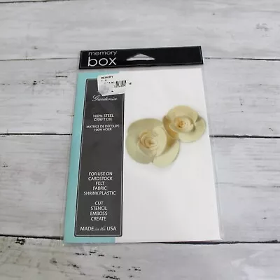 NEW Memory Box Plush Gardenia Felt Flower Metal Die Scrapbook Craft Cutting • $16